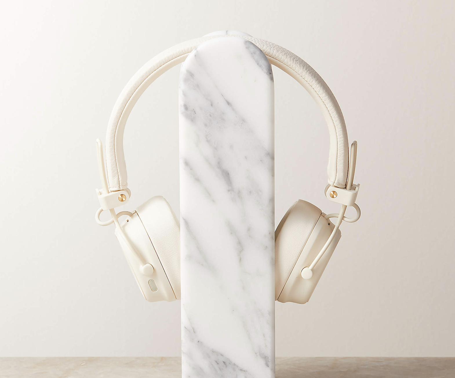 CB2 Marble Headphone Stand